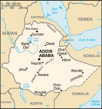 ethiopie carte